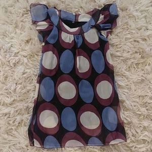 Sheer overlay flirty dress